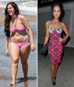 fotos antes e despois da perda de peso