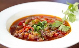 sopa de verduras para a dieta de 6 pétalos